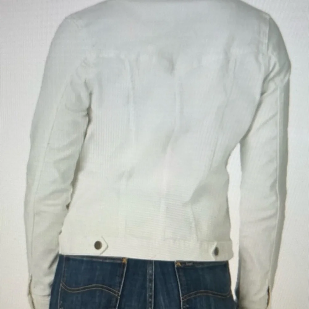 Lee Riders Classic Women's White Denim Jacket - Picture 8 of 9